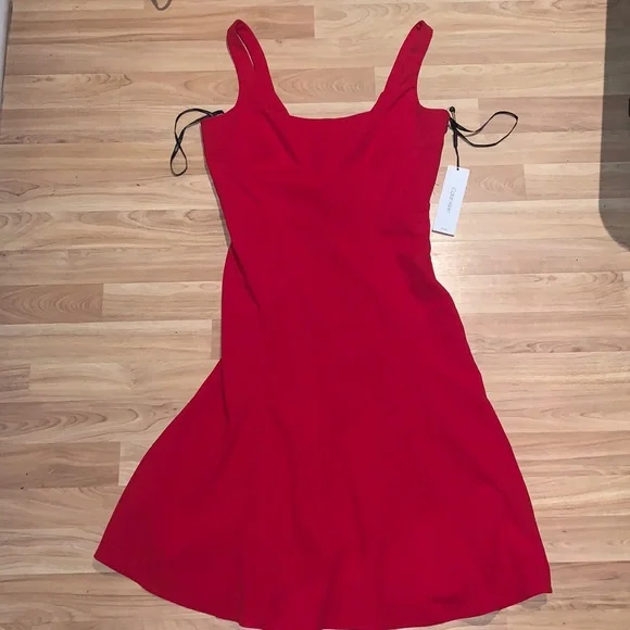 Calvin Klein | red dress size 4 - Picture 1 of 8
